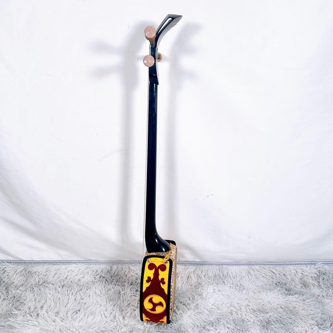 沖縄三線 三味線　人工　合皮　ケース付