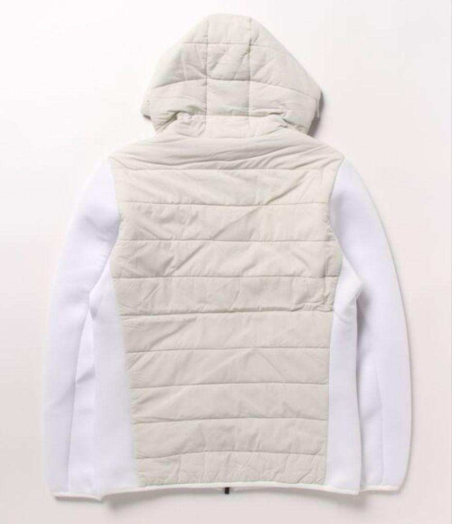 MONSIEUR NICOLE　ストレッチタフタ コンビネーションダウンブルゾン