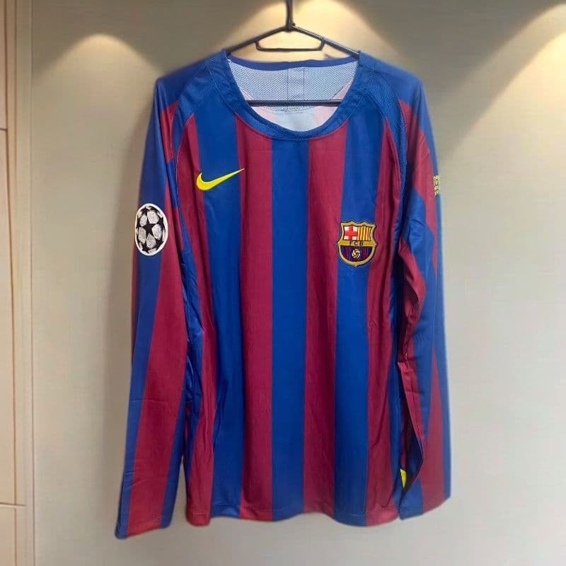 05-06 バルセロナ RONALDINHO 10番 シャツ 長袖