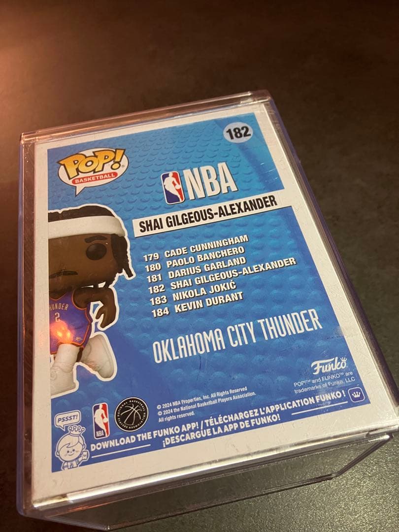 Shai Gilgeous-Alexander 直筆サイン入り フィギュア