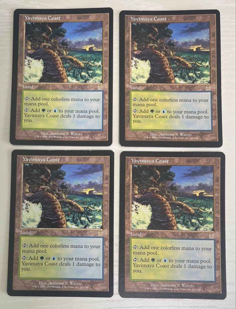 MTG ヤヴィマヤの沿岸 旧枠 英語 4枚セット