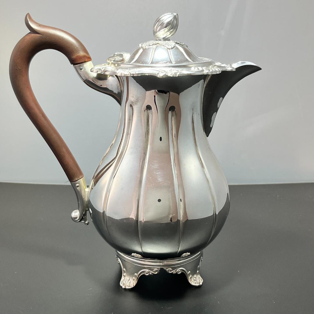 【John Batt & Co 】 メロンフォルムのジャグ 【シルバープレート】