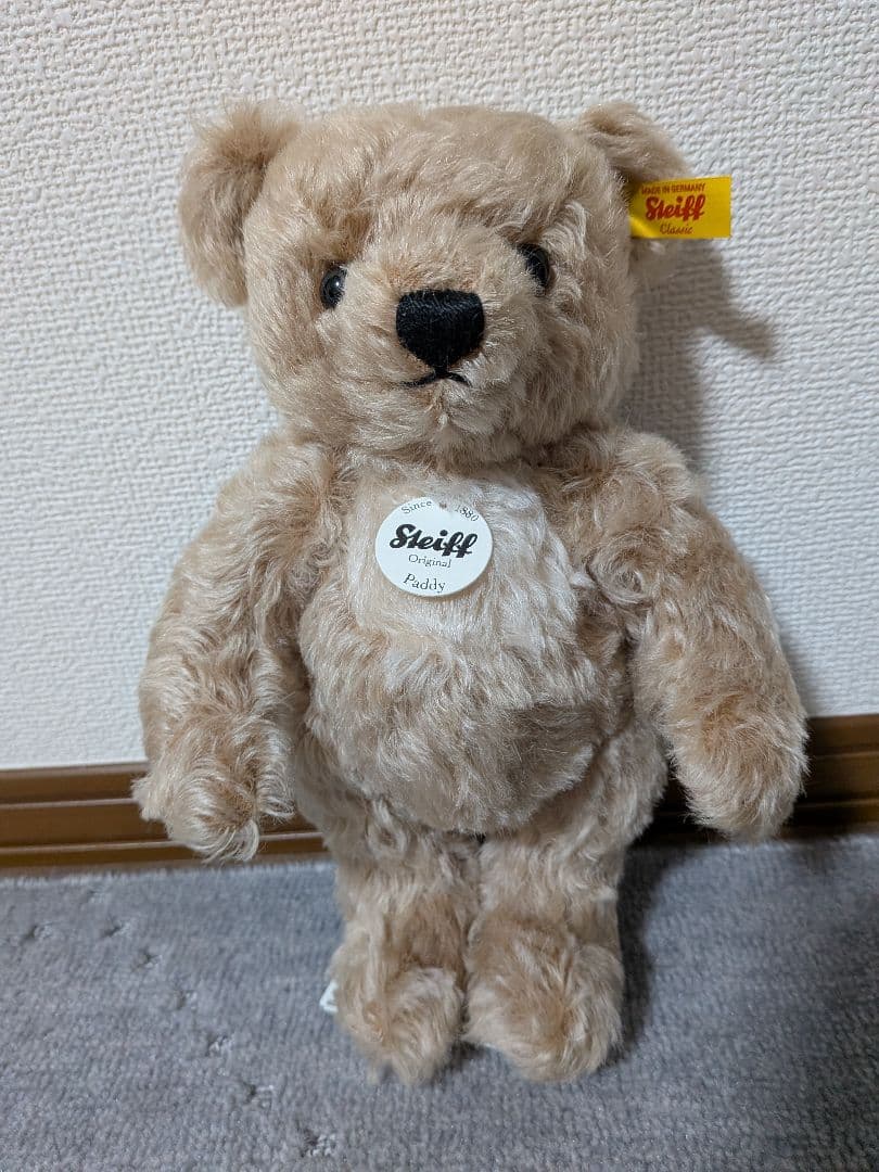 Steiff　シュタイフ　 Paddy 　パディ　ぬいぐるみ　テディベア