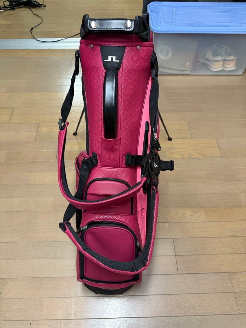 J.LINDEBERG キャディバッグ スタンド付き9型