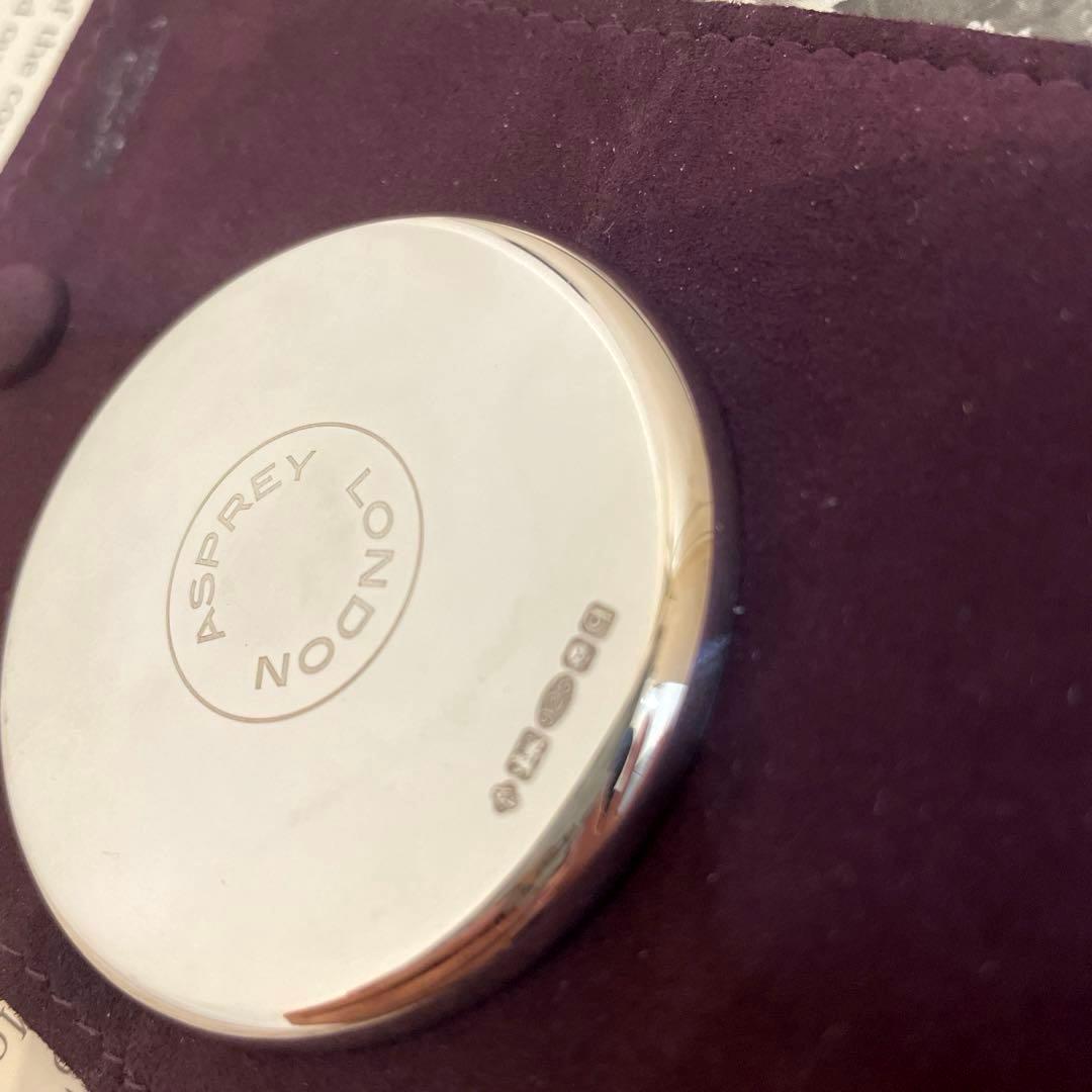 Asprey Londonスターリングシルバー メイクアップミラー