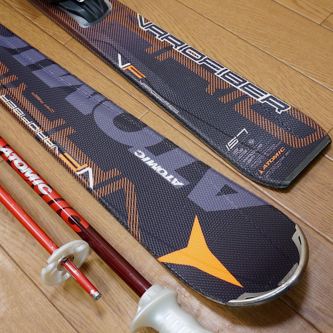 メンテ済 157cm 靴26～26.5cm ATOMIC スキーセット (160