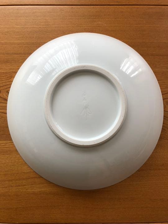 有田焼白磁　大皿　額皿　奥川俊右衛門