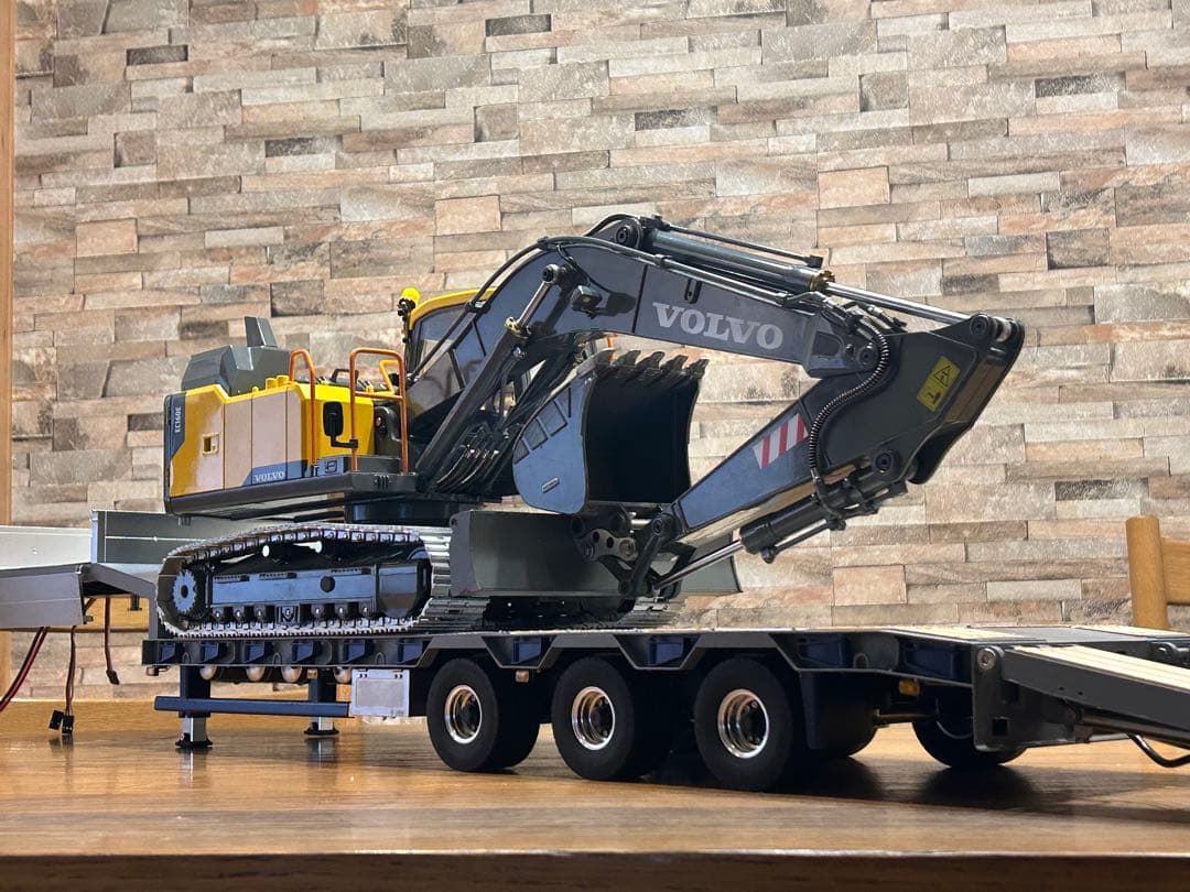 最終値下げ タミヤ1/14 低床重トレーラー フルメタル 油圧