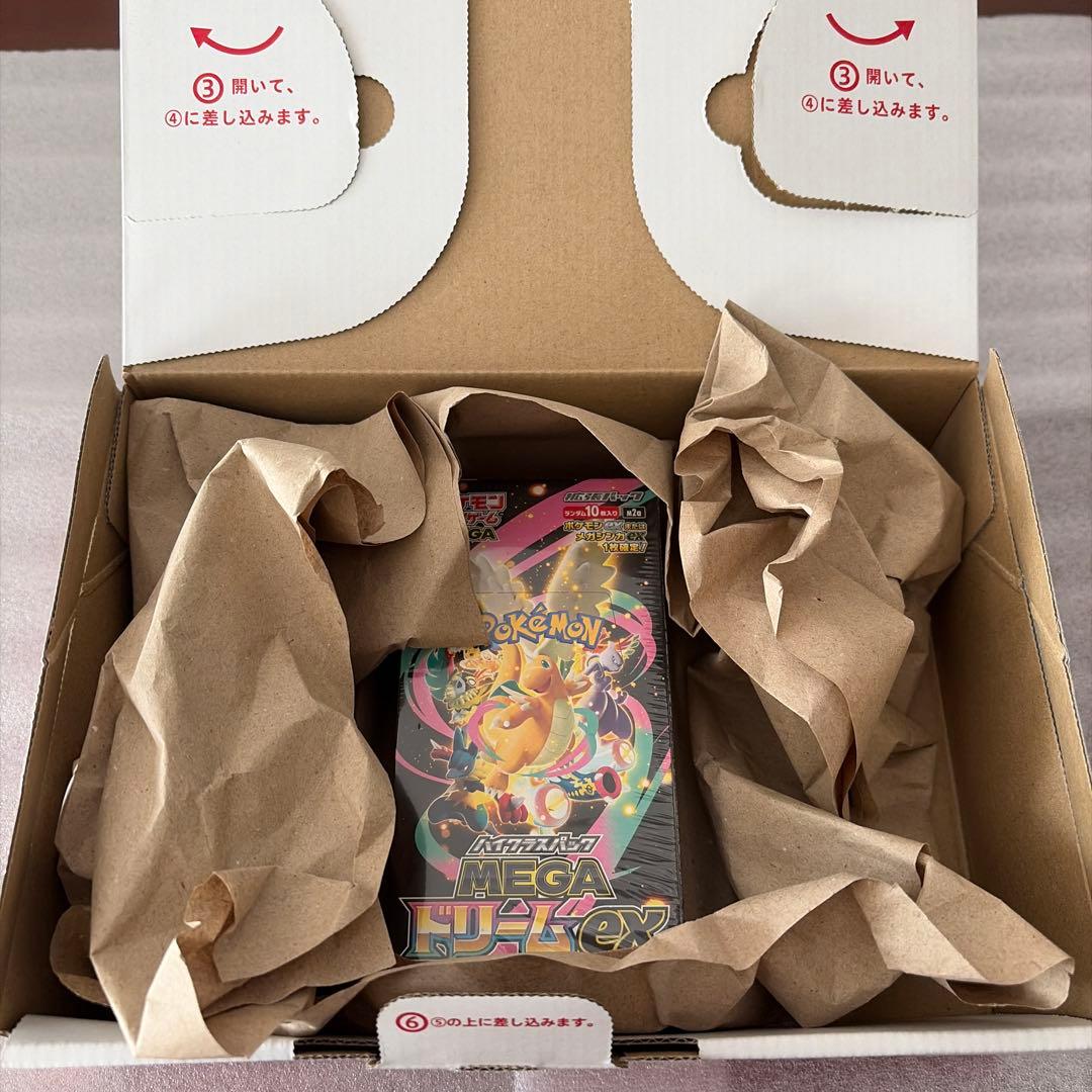 ポケモンカードゲーム　MEGAドリームex シュリンク付き　1BOX