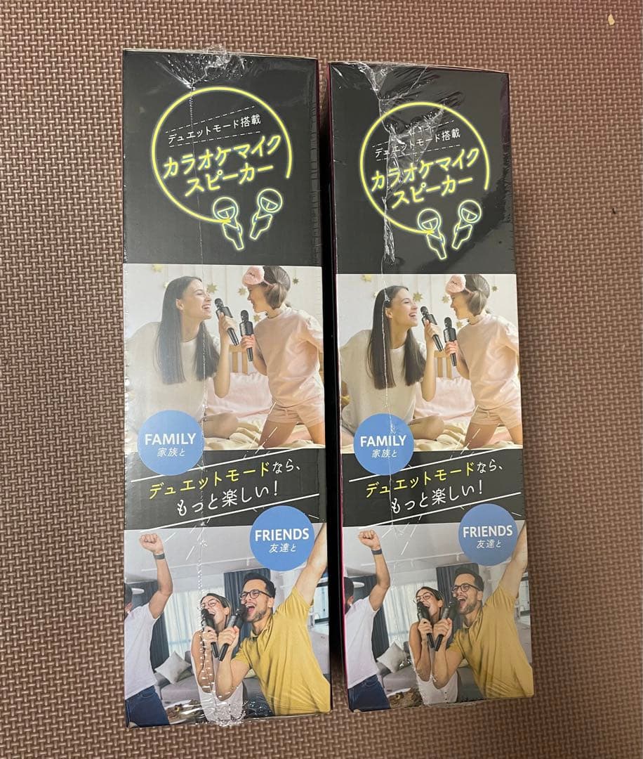 【新品・未使用】【2個セット】smaly カラオケマイク SM-KM21