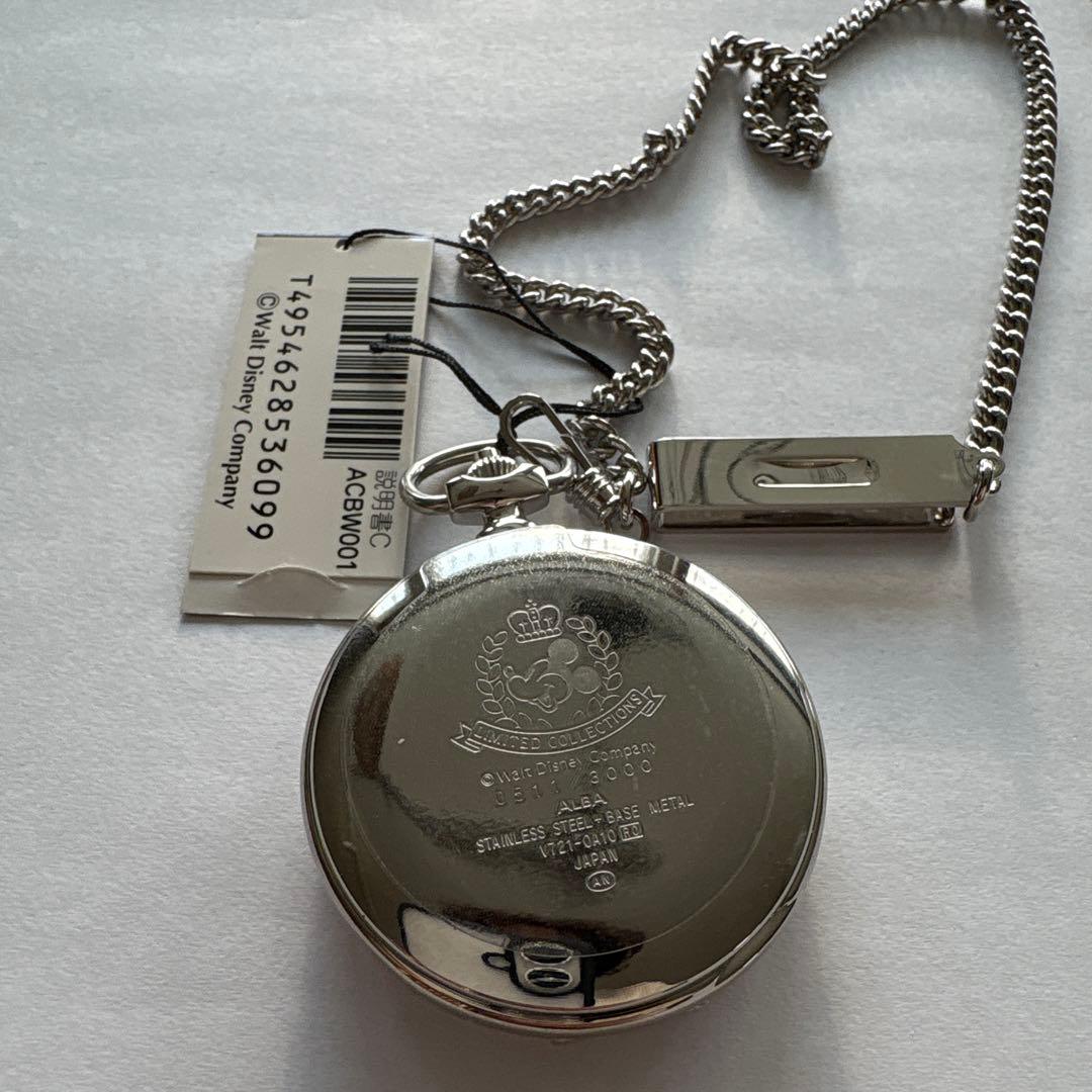 ALBA ディズニーミッキーマウス 限定懐中時計 ACBW001 1995年物