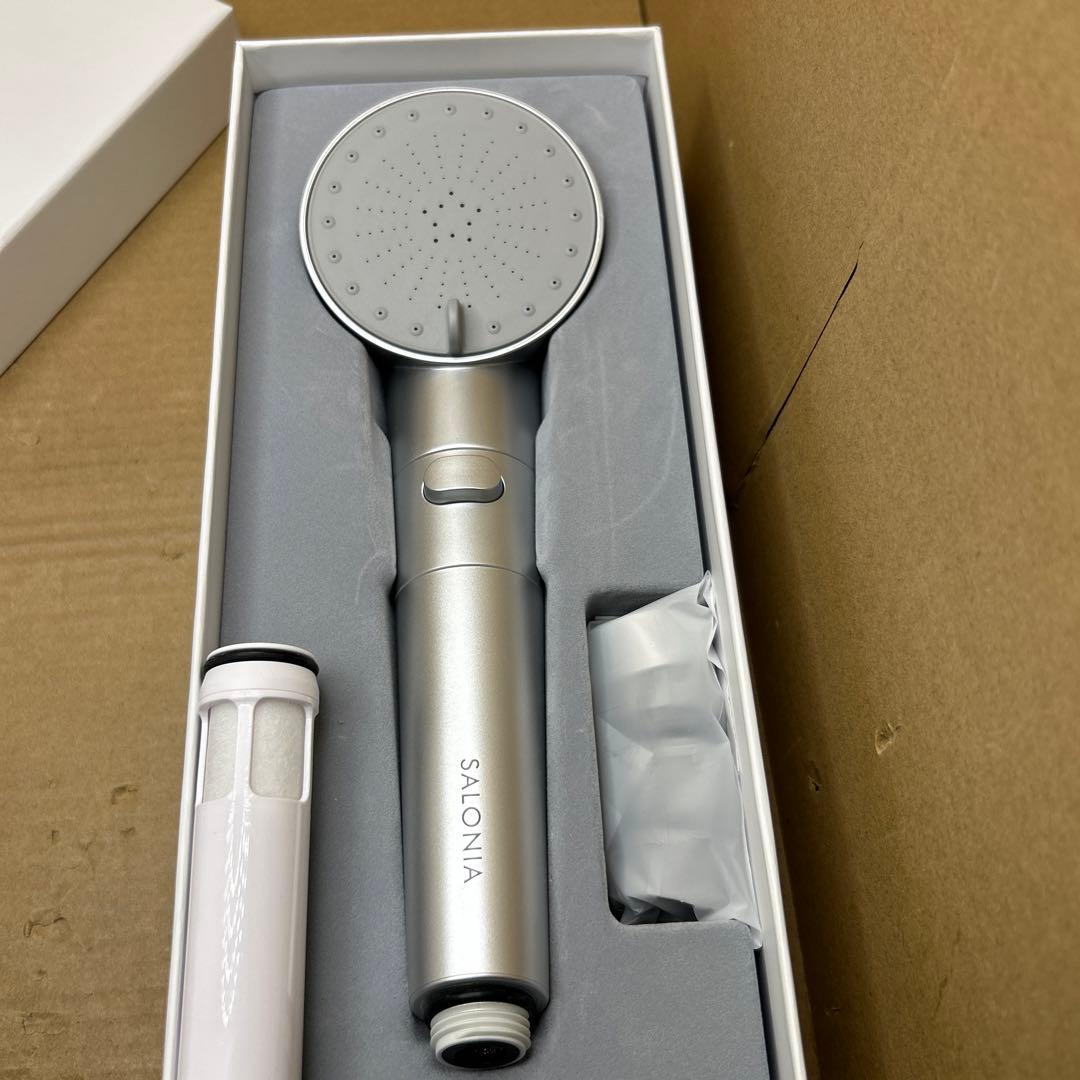 SALONIA ファインバブル クリア シャワーヘッド ＋ 重炭酸タブレット