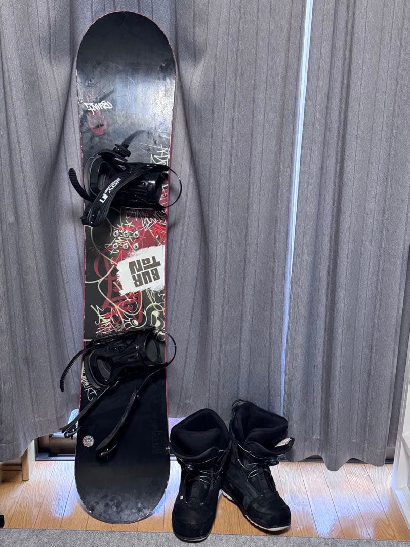 BURTON スノーボード グラフィックデザイン3点セット