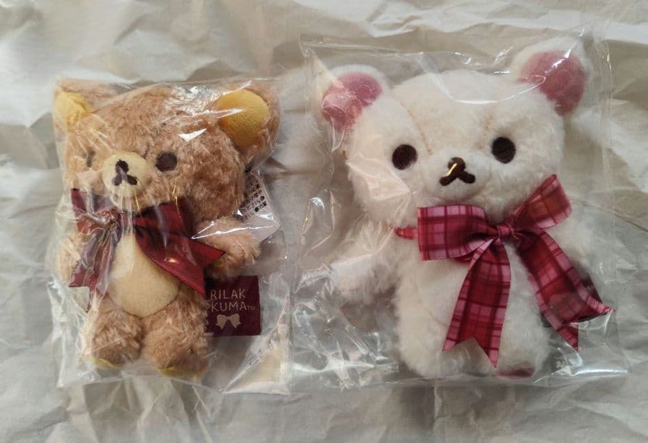 リラックマ　ロフトコラボ　ぶらさげぬいぐるみセット