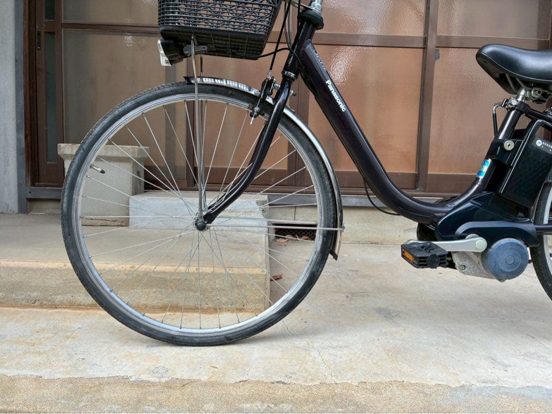電動自転車　№8437 パナソニック ヒビYX 26インチ　黒　神戸 大阪