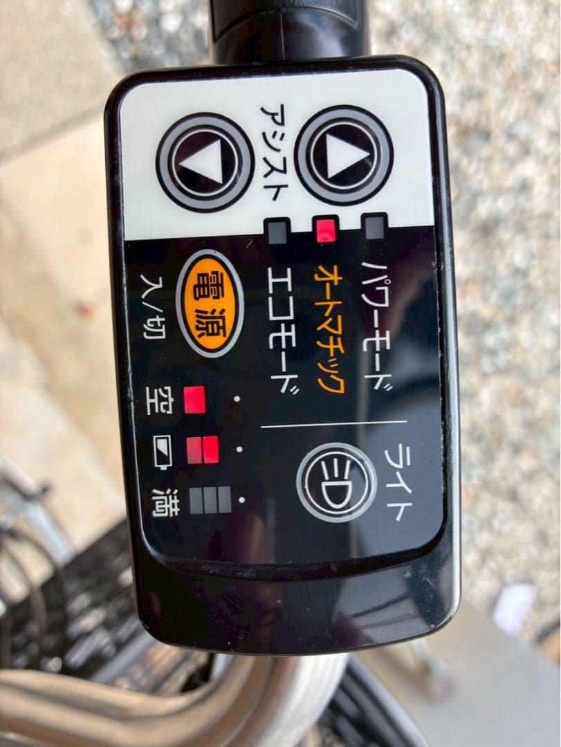 電動自転車　№8437 パナソニック ヒビYX 26インチ　黒　神戸 大阪