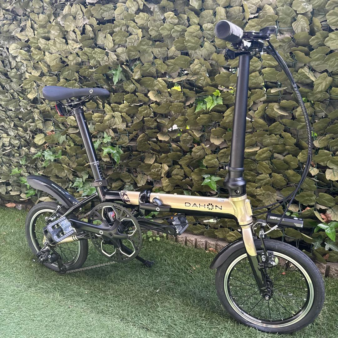 【美品】【泥除け、スタンド、ライト、輪行バック（新品）セット】DAHON K3