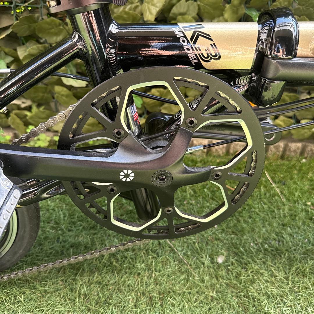 【美品】【泥除け、スタンド、ライト、輪行バック（新品）セット】DAHON K3