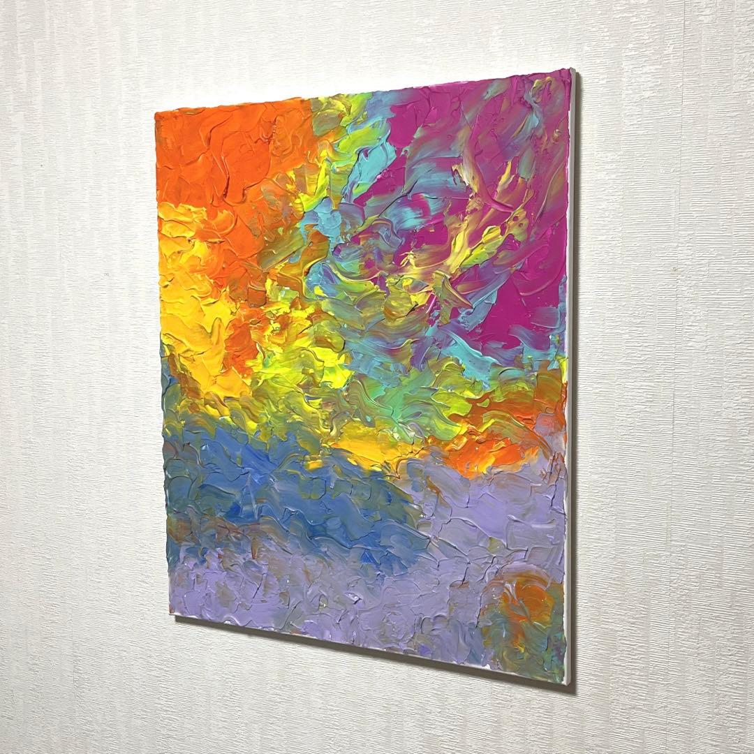 F20 大型サイズ　テクスチャーアート パネルアート 現代アート　抽象画