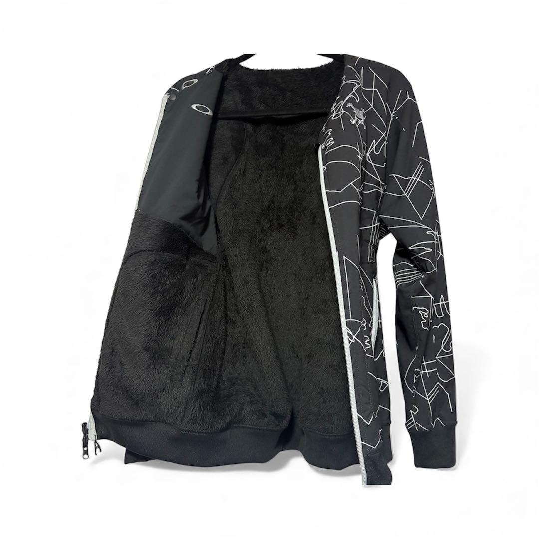 オークリー ゴルフ 長袖 メンズ スカル リバーシブル ウィンド ジャケット