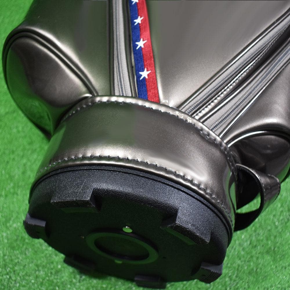 SHERIFF/シェリフ ゴルフ エナメルキャディバッグ【アッシュグレー】展示品