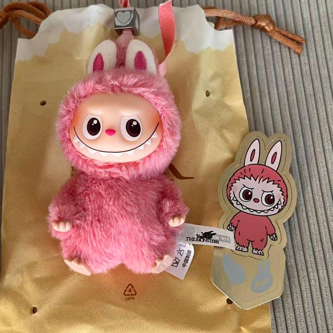 PIN FOR LOVE ピンク ぬいぐるみキーホルダー