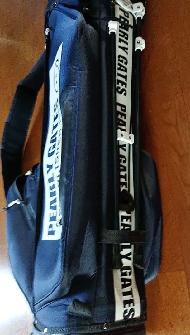 お値下げ！ PEARLY GATES キャディバッグ ネイビー