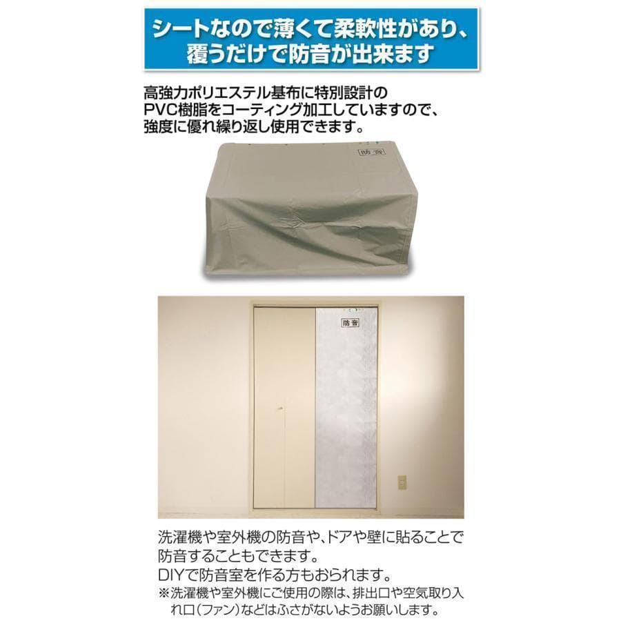 防音シート10枚 工事用 軽量 防炎認定品 建築用 足場 遮音シート 2754