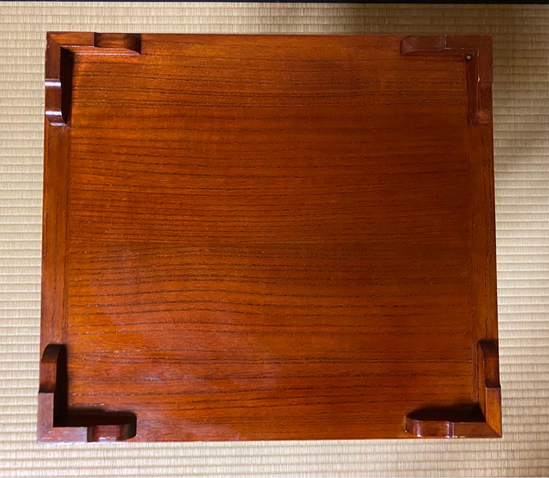 茶道具　棚　仙翁棚　渡辺可映作　木箱入り　黄袋付