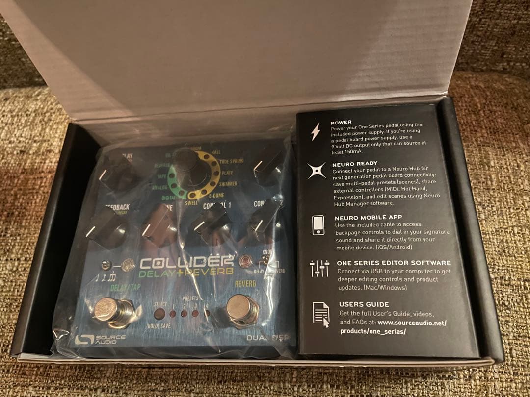 ギター SOURCE AUDIO SA263 COLLIDER Delay/Reverb