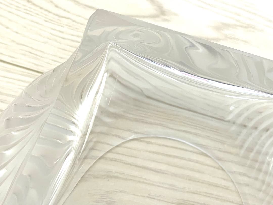 LAUQUE ラリック 水指 茶道具 ガラ工芸　ガラス　花瓶　置物　中古品