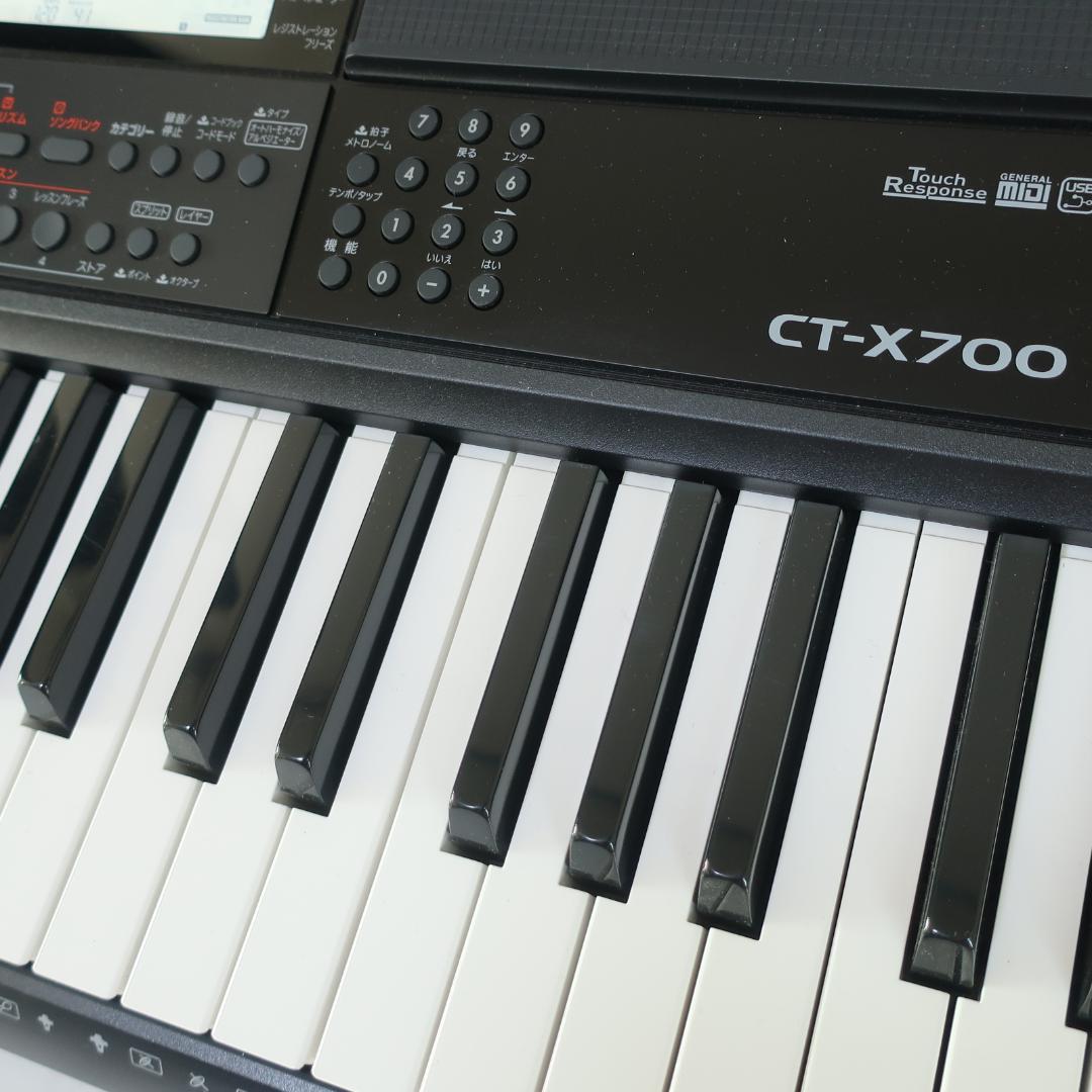 美品 CASIO CT-X700 キーボード 2018年 61鍵 AiX音源搭載