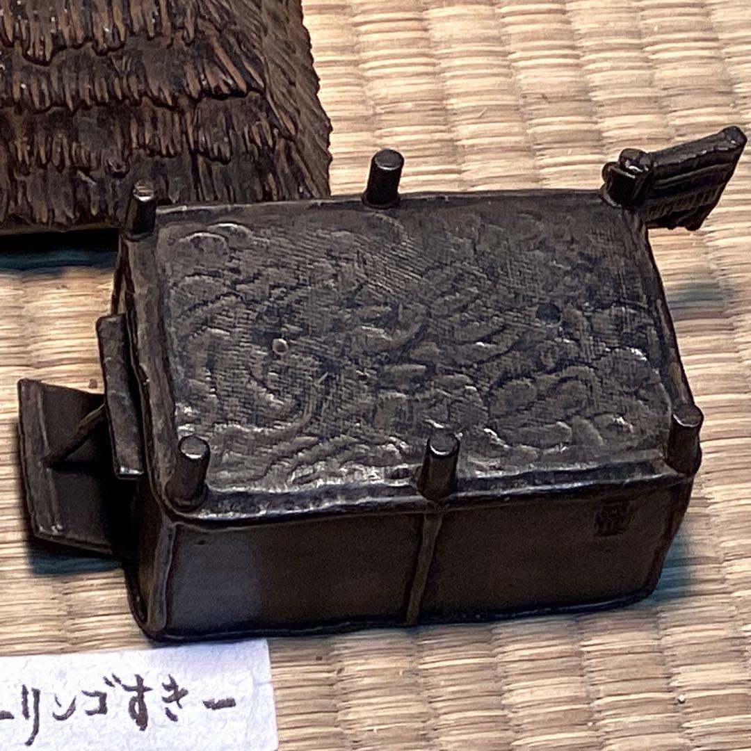 蝋型鋳銅苫屋香炉　　　二代三浦研斎