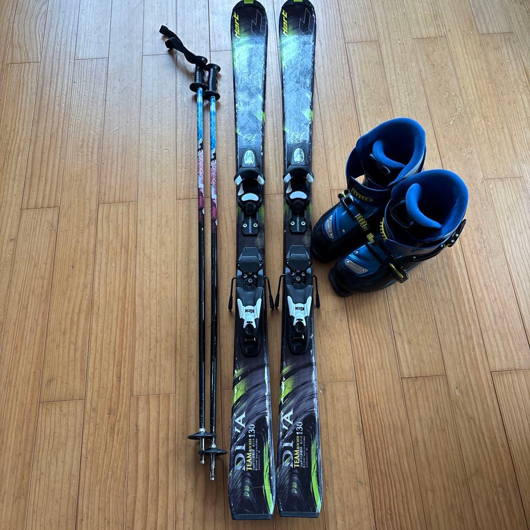 ジュニア　130 スキー板　ブーツ　セット