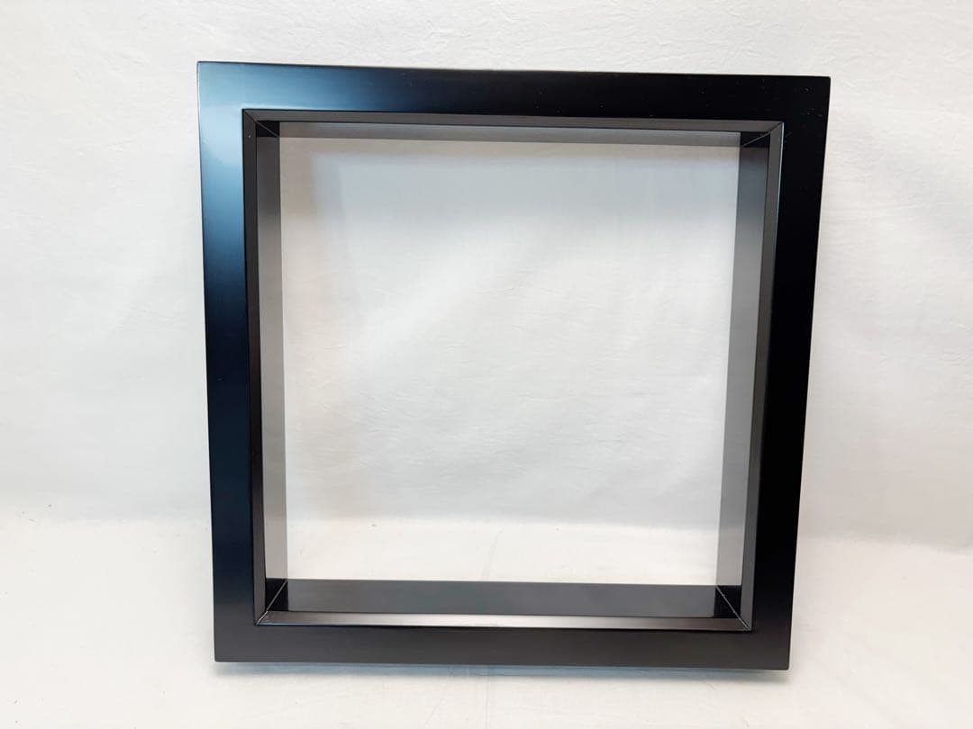 美品 茶道具 銅製 炉壇 利休炉壇 黒真塗 炉縁 2点セット 茶道 囲炉裏 紙箱