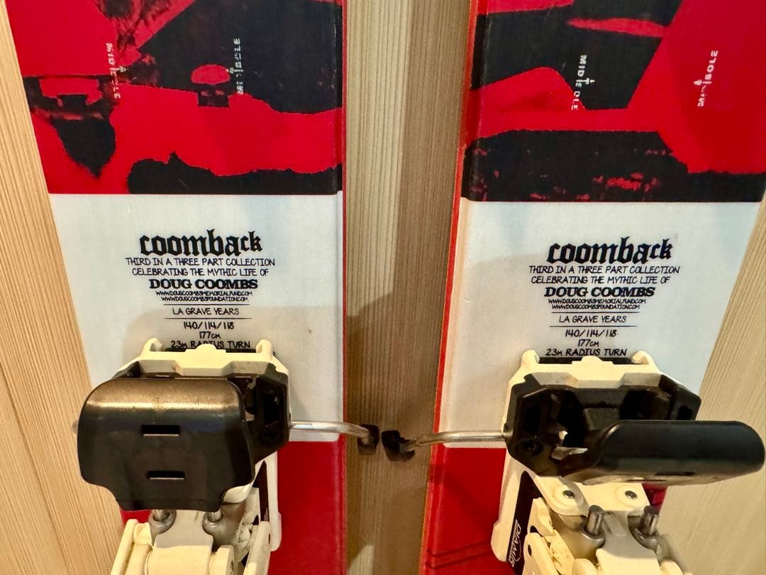 K2 COOMBACK スキー板 バックカントリー ディアミール　ビンディング付