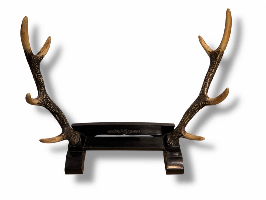 #模造刀 4振り鹿角風 刀剣ディスプレイセット