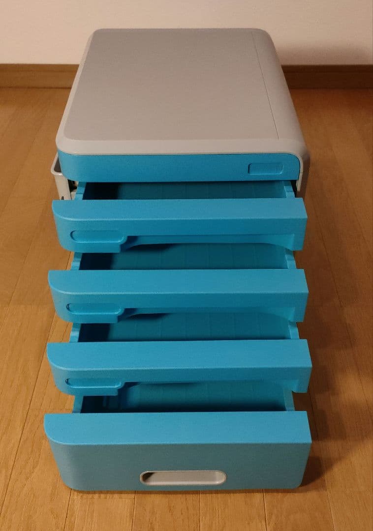 デスクファイルキャビネット 収納BOX パスワードロック付 オフィス 自宅