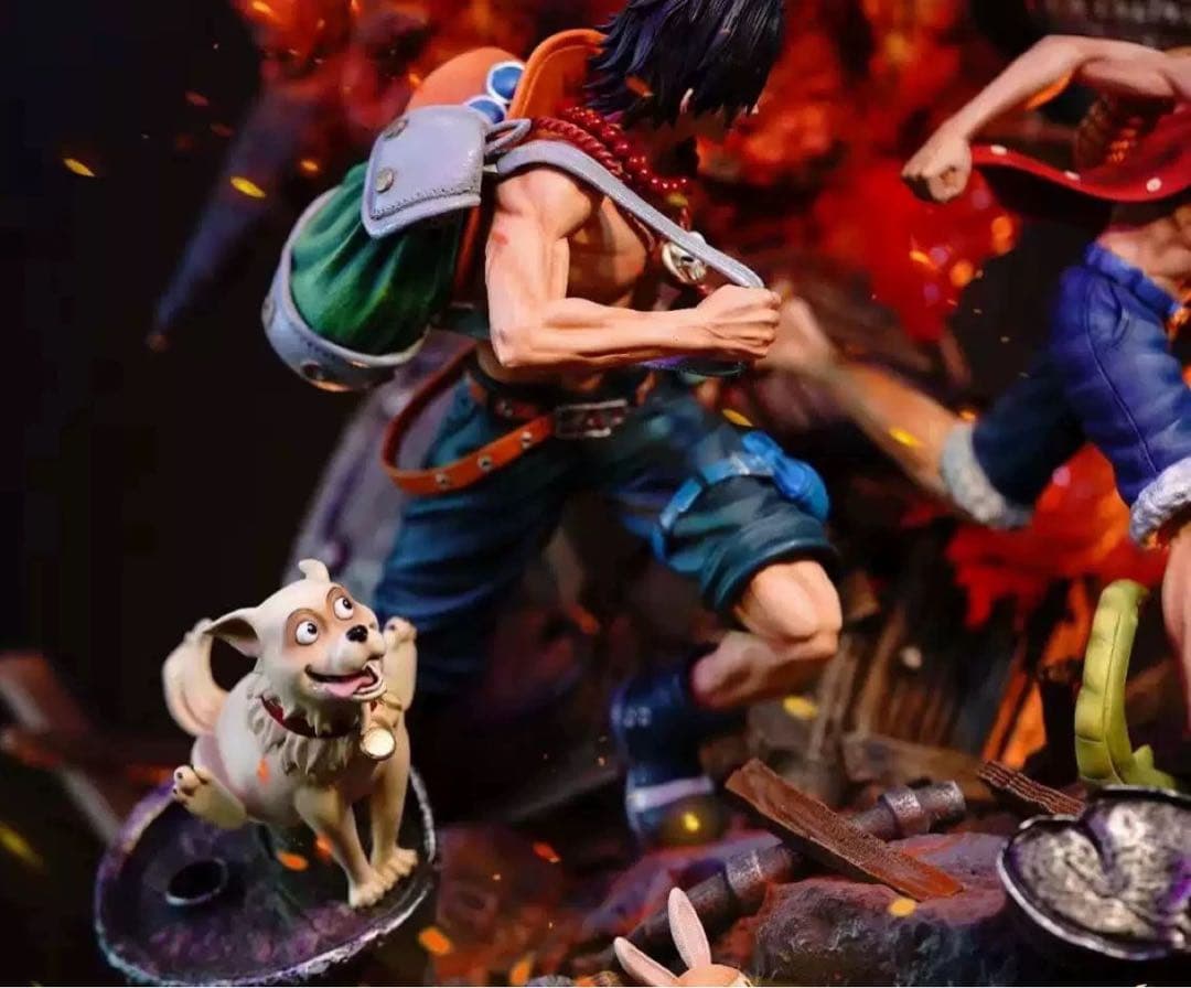 【新品】ワンピース 三兄弟 ルフィ エース サボ フィギュア ガレージキット