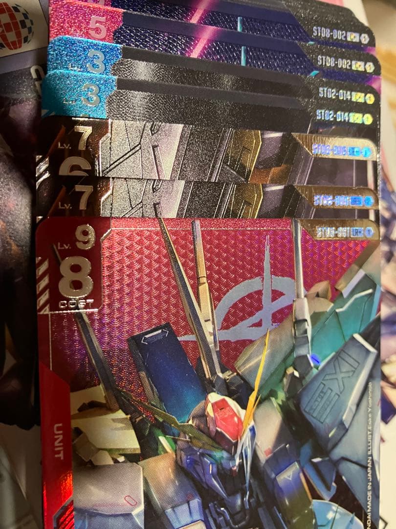 ガンダムカードゲーム　ST08フラッシュオブラディアンス　ゴッドデッキ