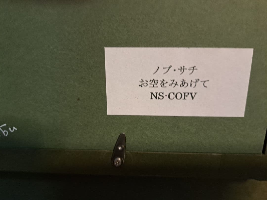 ノブサチ　お空をみあげて　絵画