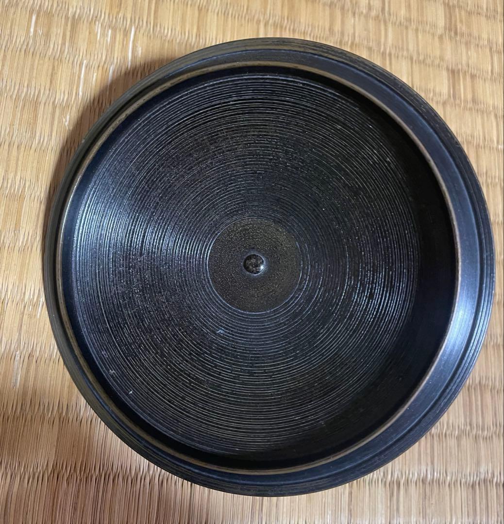 初代畠春斎　作　姥口尻張釜 風炉釜 茶道具 共箱　送料無料