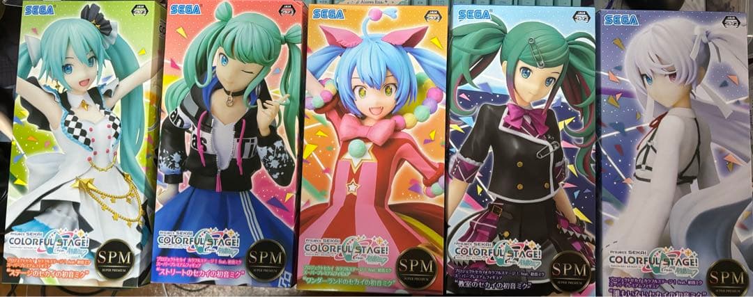 プロジェクトセカイ　COLORFUL STAGE 初音ミク フィギュアセット