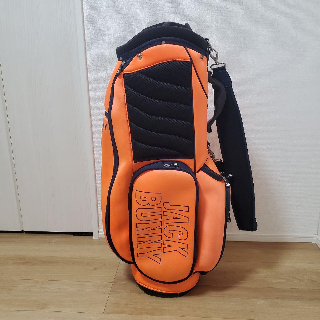 JACK BUNNY PEARLYGATES キャディバッグ オレンジ 美品