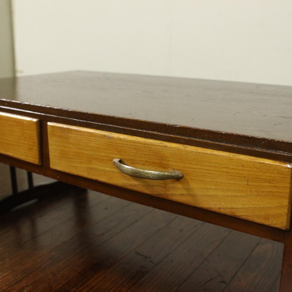 昭和レトロ！古い文机！時代箪笥テーブルローボードテレビ台店舗古家具作業台無垢材