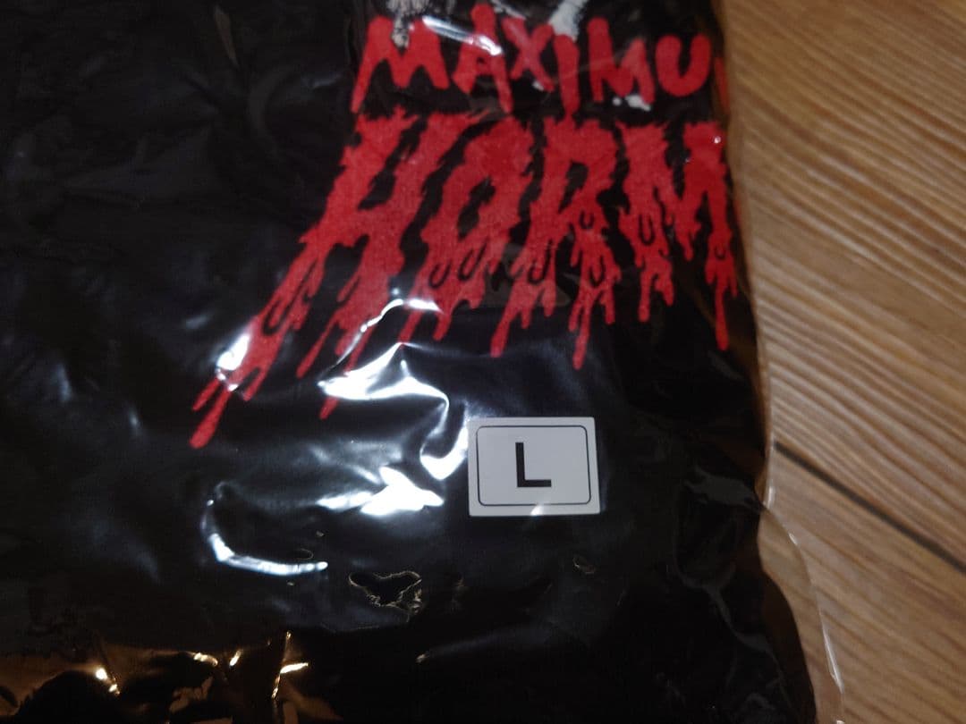 新品未使用 マキシマム ザ ホルモン ヘドバン大虐殺パーカー Lサイズ