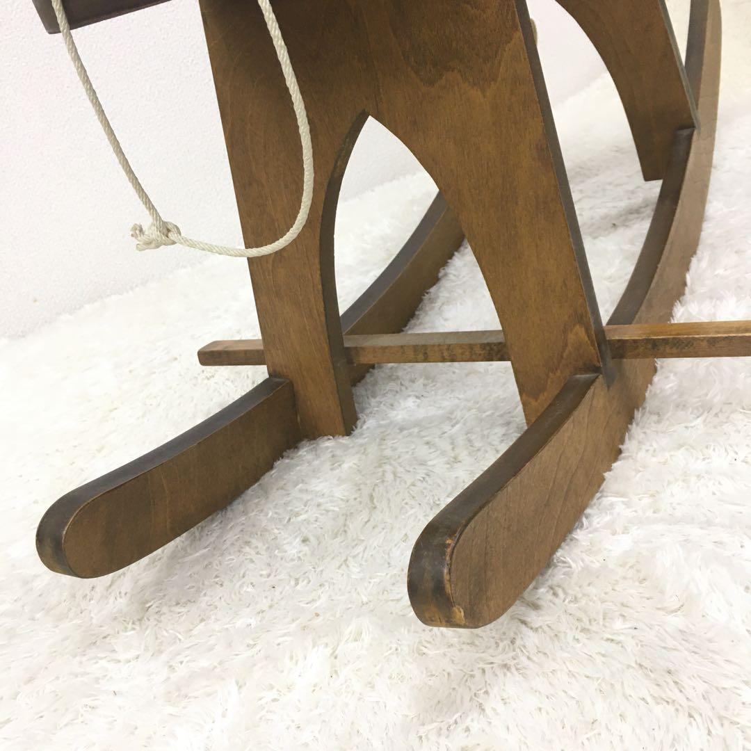80〜90s USAヴィンテージ ロッキングホース オールド 家具 木馬