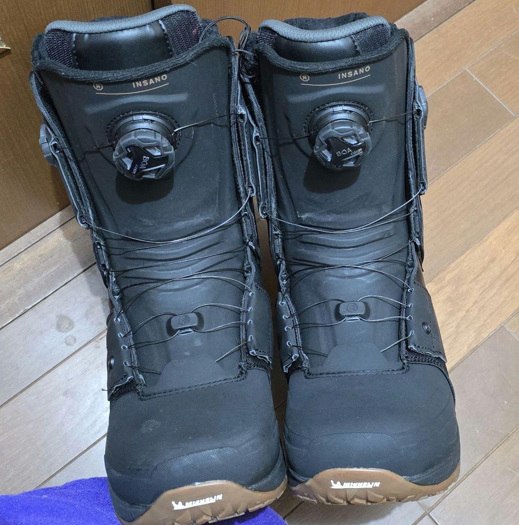 RIDE INSANO スノーボードブーツ ブラック27cmです。