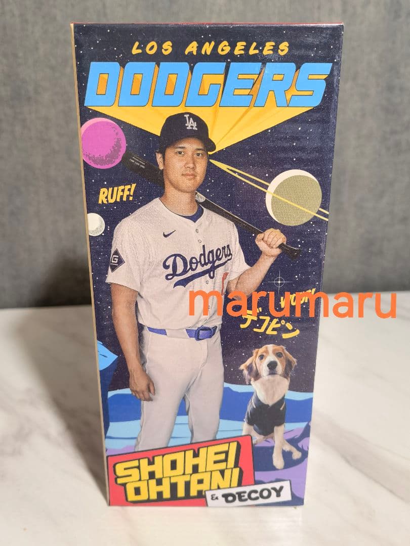 [本物]8月28日来場者限定 大谷翔平&デコピン ボブルヘッド ドジャース ③