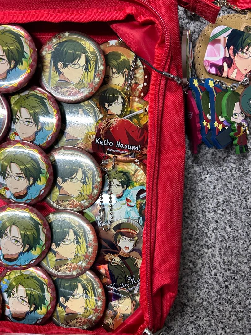 あんスタ あんさんぶるスターズ 蓮巳敬人 缶バッジ　ラバーストラップ